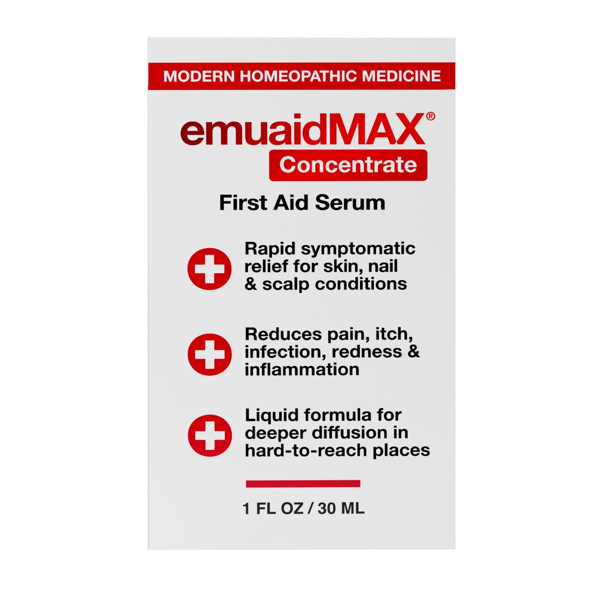 emuaidmax concentrate sérum de premier secours pour les affections de la peau, des ongles et du cuir chevelu