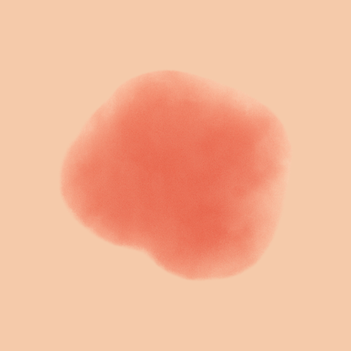 Image dessinée d'une poussée d'eczéma sur la peau