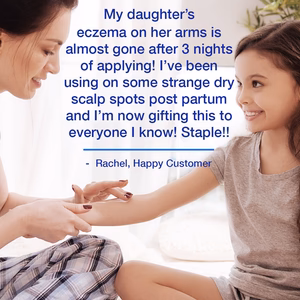 témoignage d'un client satisfait de la crème de soulagement de l'eczéma