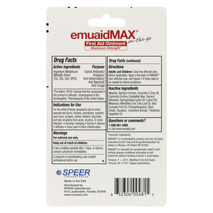 emuaidmax pommade de premier secours emballage back