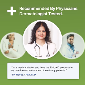recommandé par les médecins testé par les dermatologues