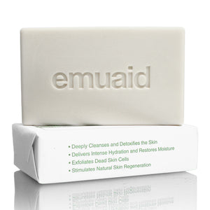 pain de savon emuaid pour le nettoyage et l'hydratation de la peau