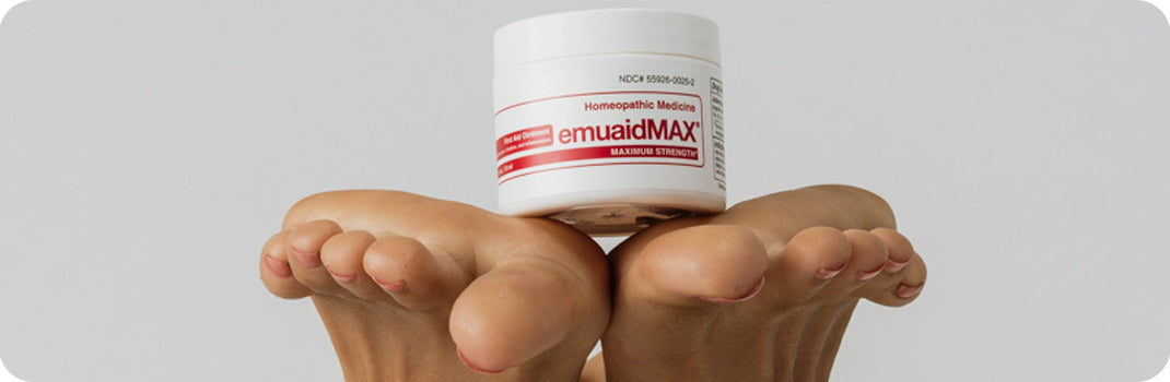 EMUAID les agents pathogènes et supprime les verrues plantaires et palmaires sans gel ni brûlure*.