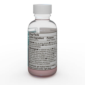 flacon d'acide salicylique pour le traitement de l'acné