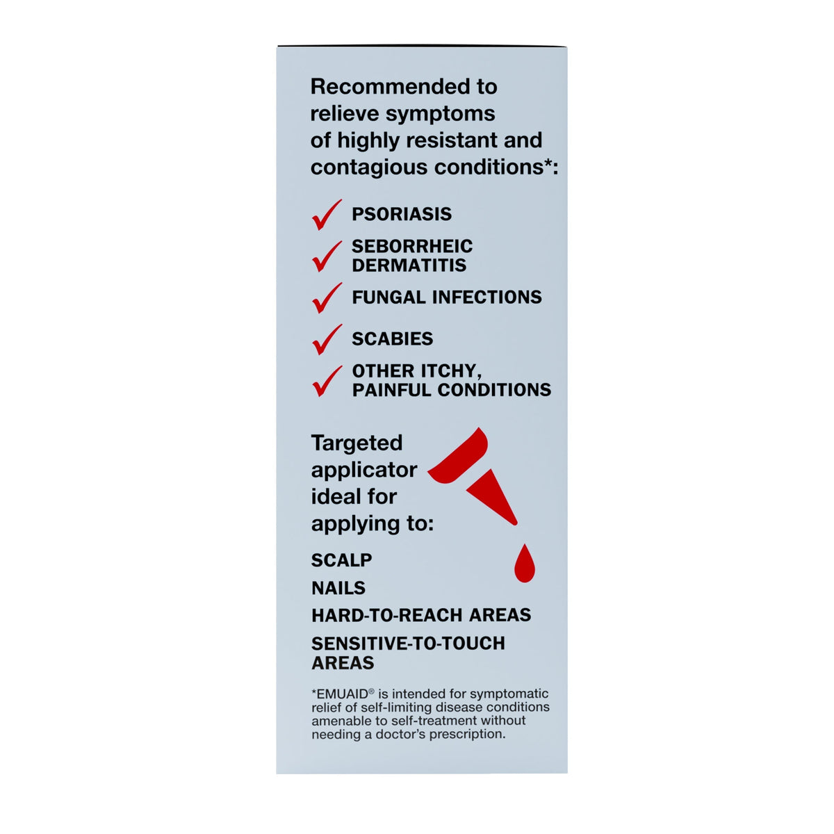 soulage le psoriasis, la dermatite et les infections fongiques