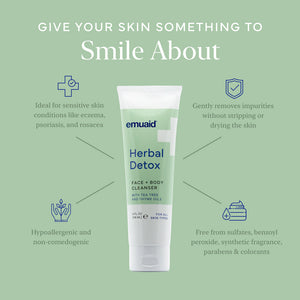 EMUAID Herbal Detox Face + Body Cleanser 4oz