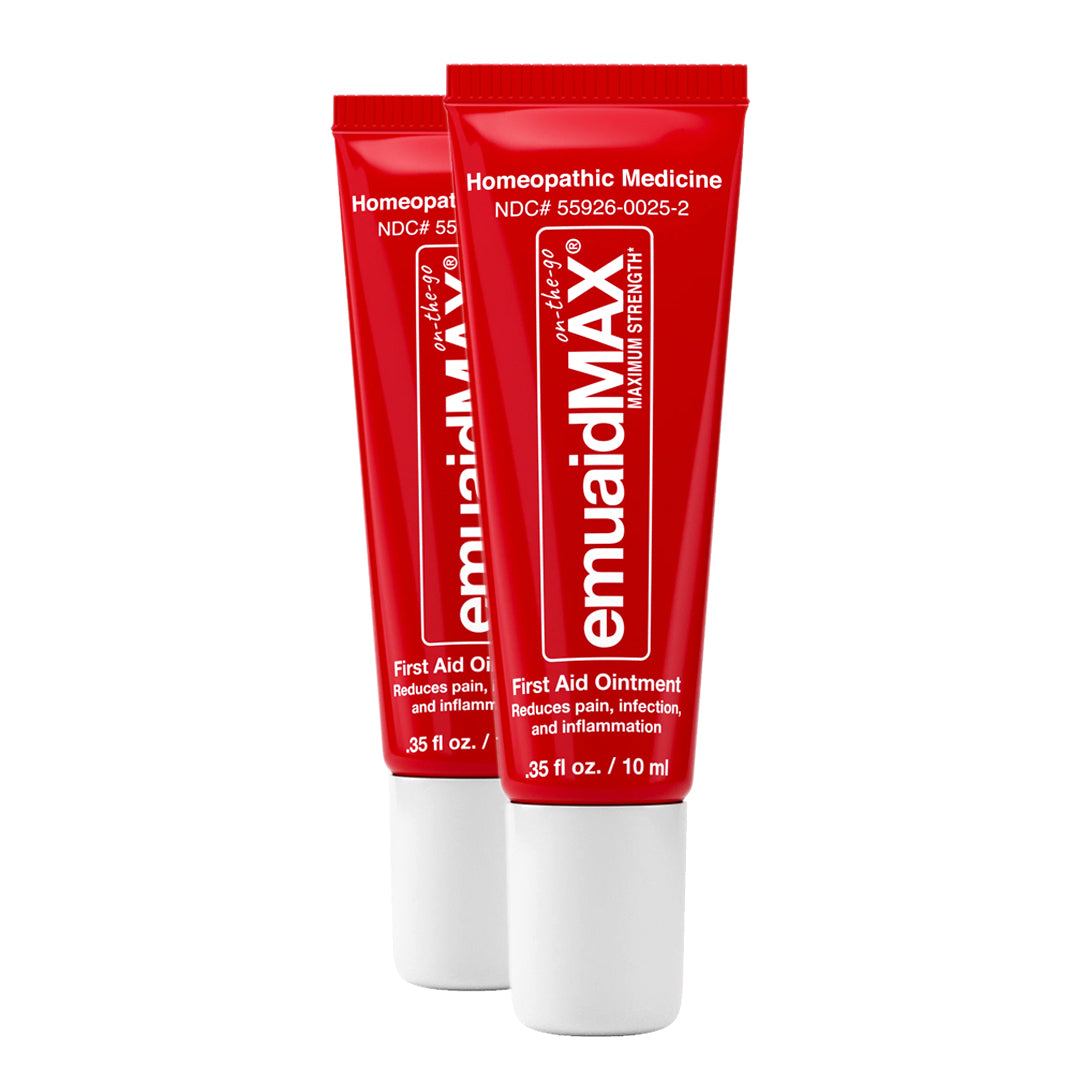 EMUAIDMAX Pommade de premiers secours On-the-Go 0.35oz (2-Pack)