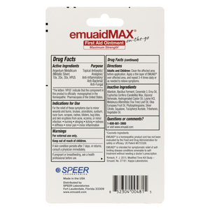 Image de EMUAIDMAX® Tube de 0,35 oz dans l'emballage arrière