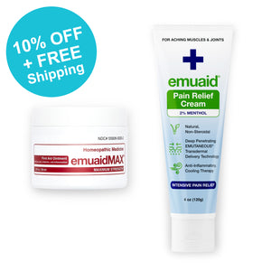 Image de emuaidmax 2oz et emuaid pain relief cream bundle