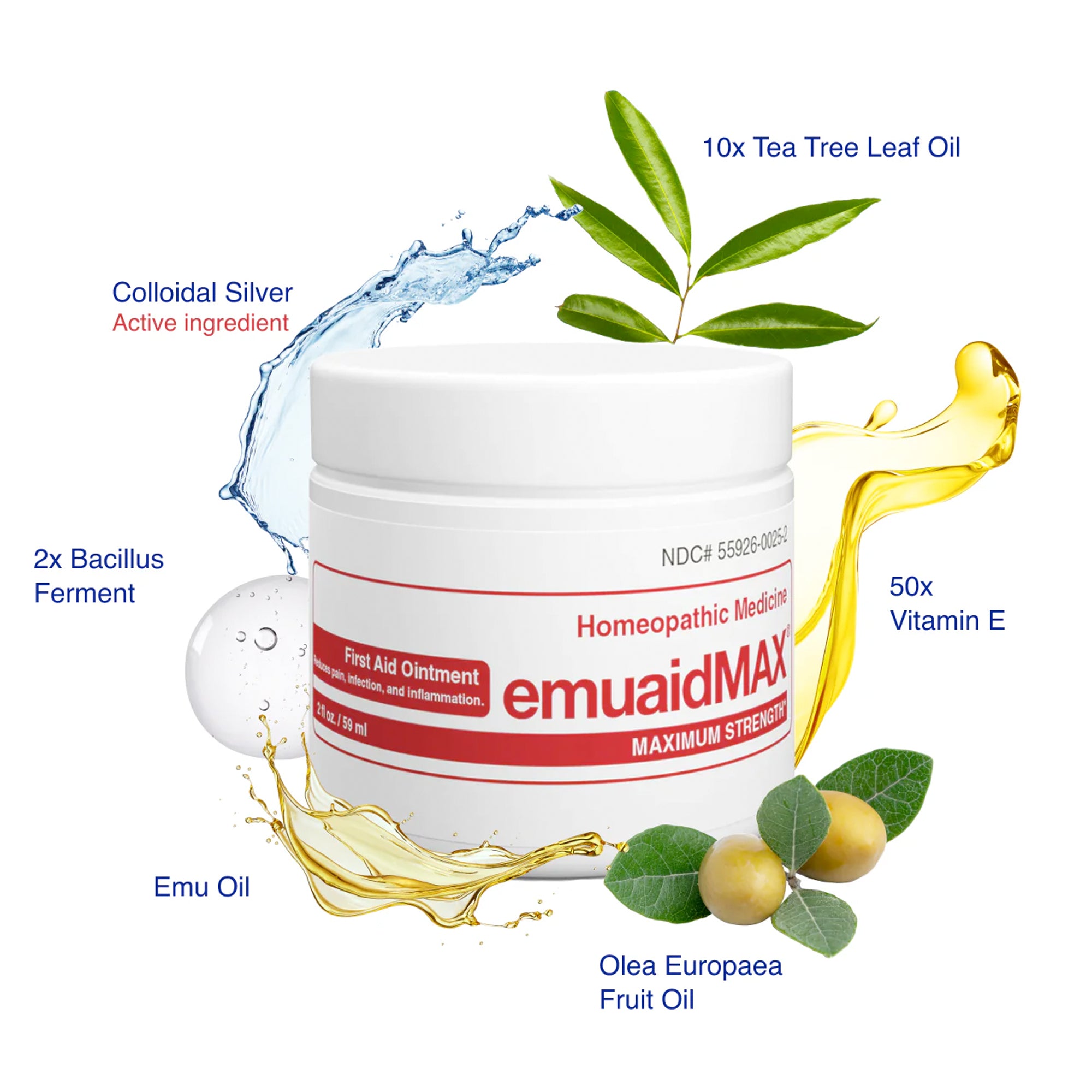 EMUAIDMAX® Pommade de premiers soins 2oz