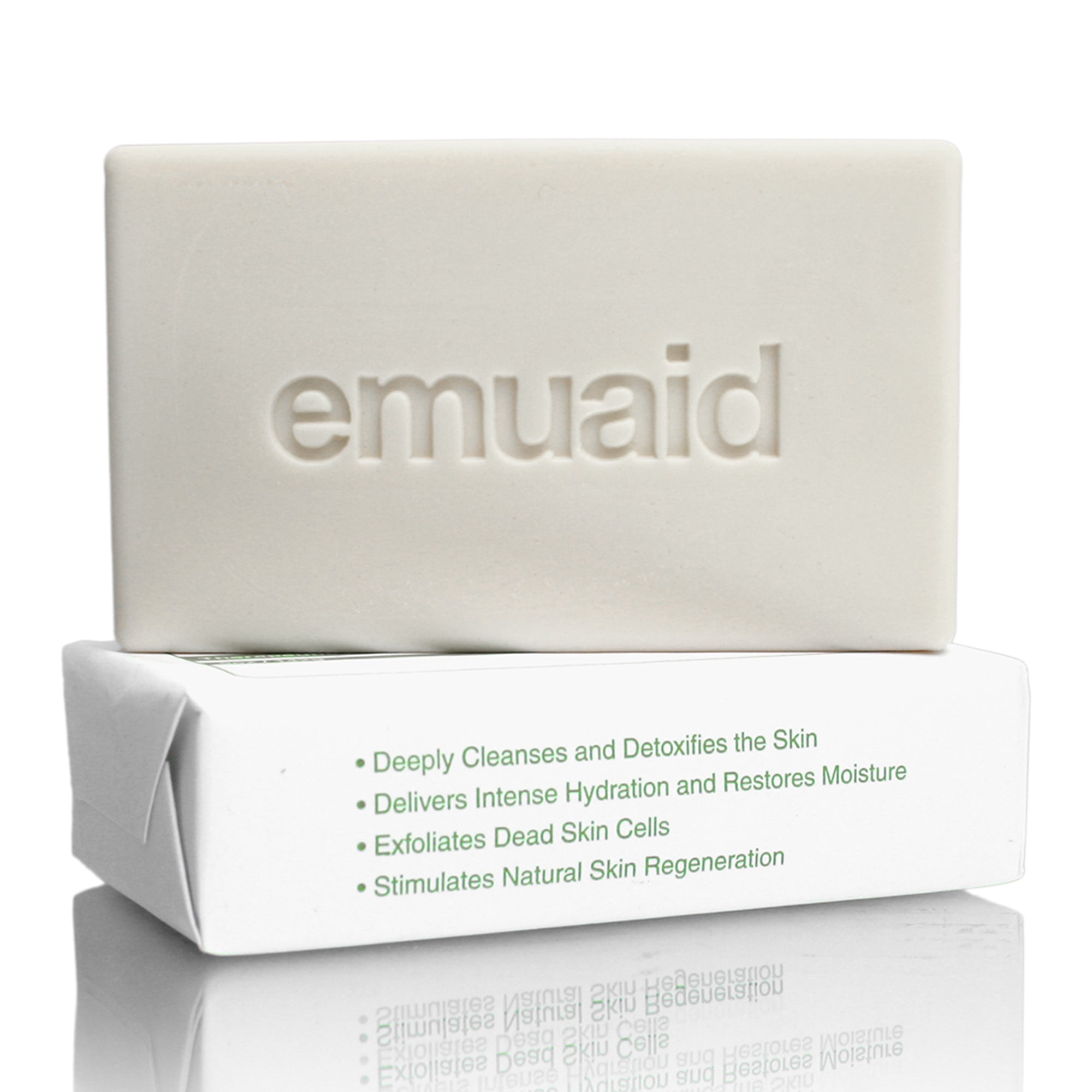pain de savon emuaid pour le nettoyage et l'hydratation de la peau
