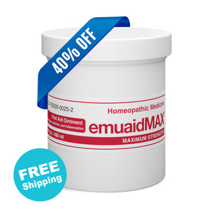 EMUAIDMAX® Pommade de premiers soins 16oz 40% DE RABAIS + Expédition GRATUITE