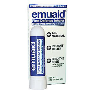 Ceci est une photo du EMUAID® First Defense Inhaler.